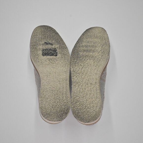 FREE PEOPLE Loafers Womens Size 38 Snake Eyes Print Velvet Platform Shoe Slip On - Picture 9 of 12